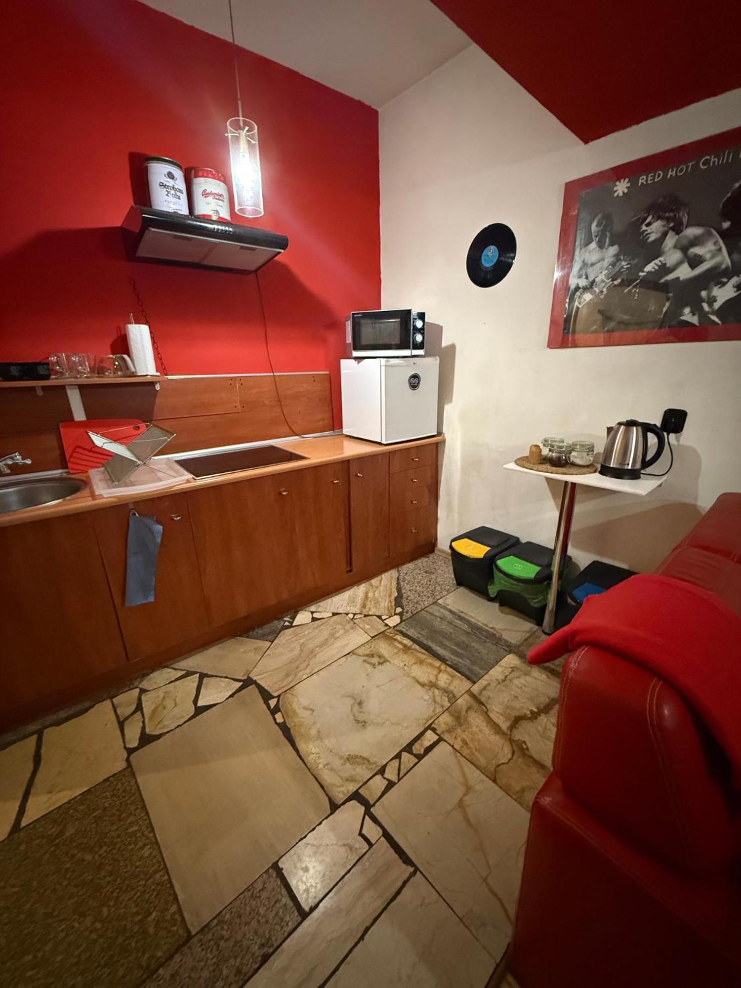 Studio Red And White Apartment Lodź Bagian luar foto